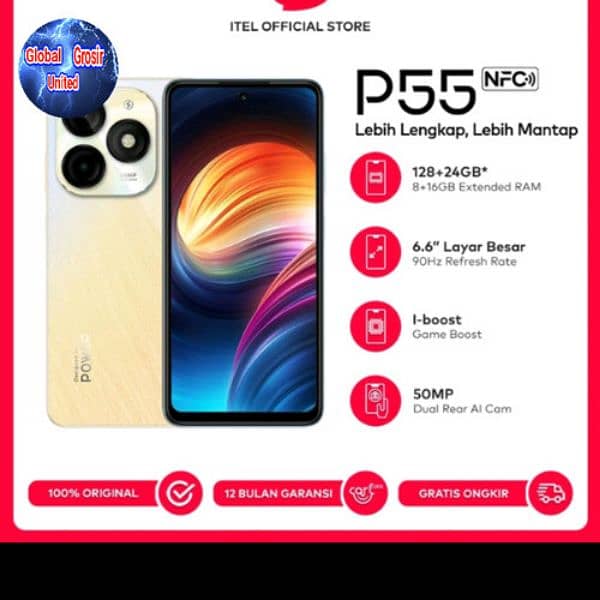 itel p55 24gb + 128 storage 1