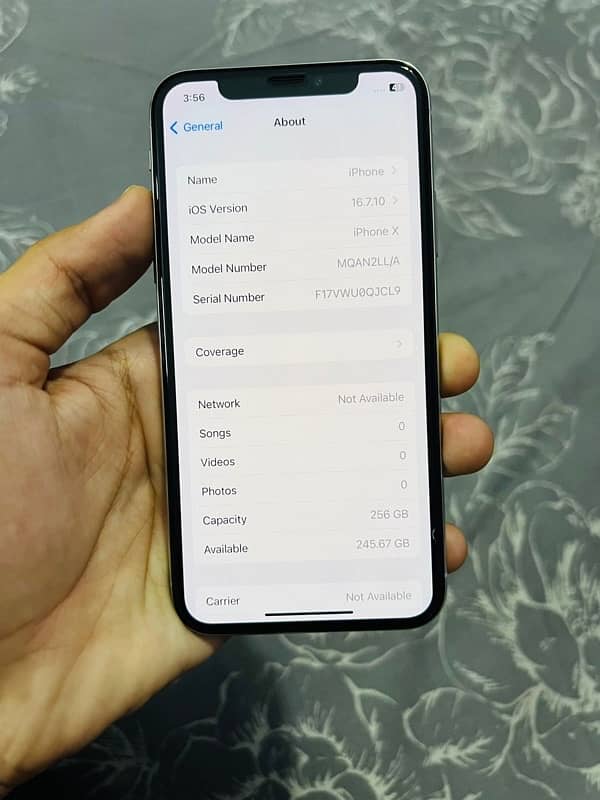 IPhone X 256gb [White Color] 2