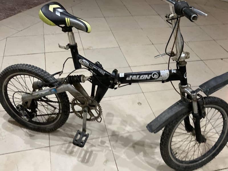 Jalon foldable cycle (BMX shape with double shocks) 1