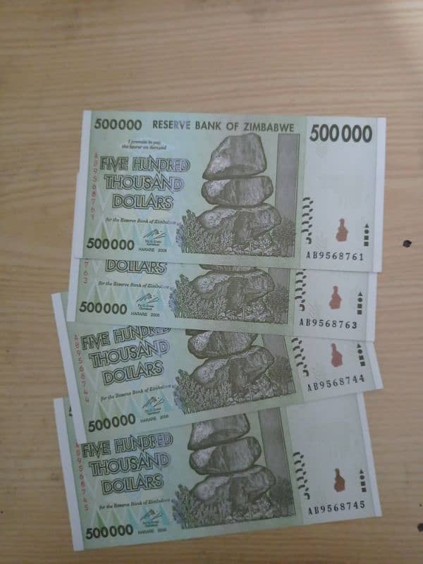 Zimbabwe 500000 $ 0