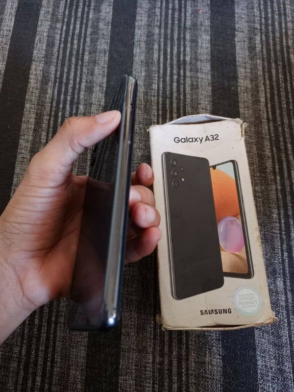 samsung a32 6gb 128gb with box penal chng 6