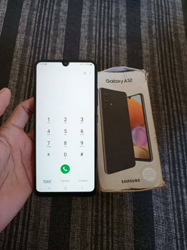 samsung a32 6gb 128gb with box penal chng 10