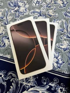 iPhone 16 Pro Max H. K Desert 256GB