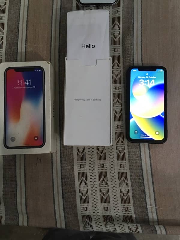 I phone x 256gb ma hay pta approved hay full box ka sat hay 1