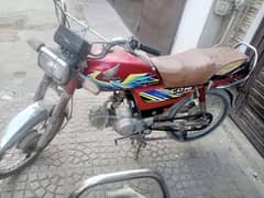 Honda cd model 2021 karachi 1st owner for sale