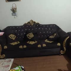 5 seater sofa set look like new condition ruffly use urgent sale