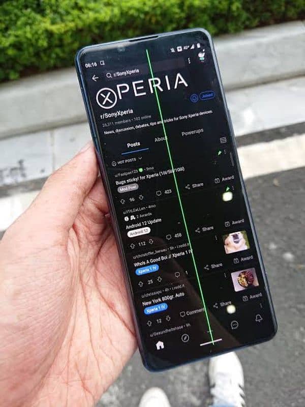 Xperia 5 mark 3 display line Official PTA 2