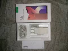 Oppo A3s in good condition Pta prove with box original charger.