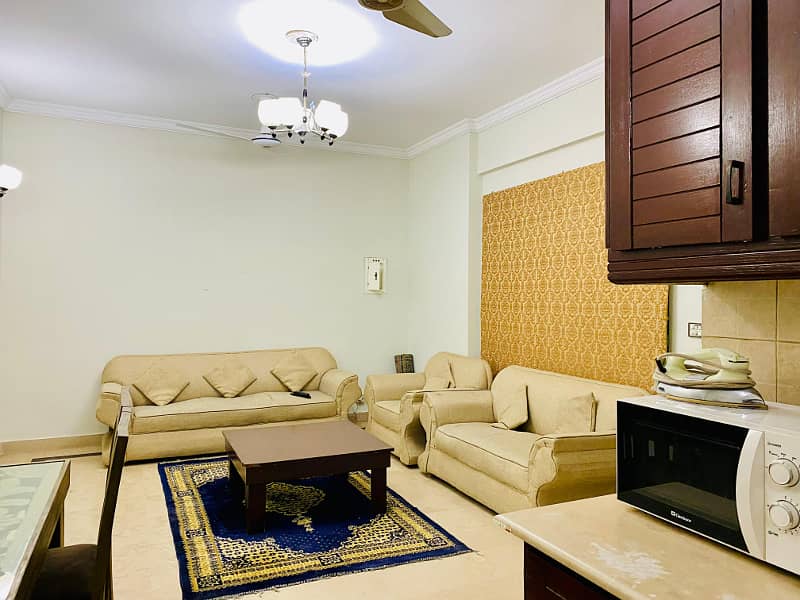 1 Bedroom Fully Furnished Apartment Available For Rent in F-11 Markaz Islamabad 2