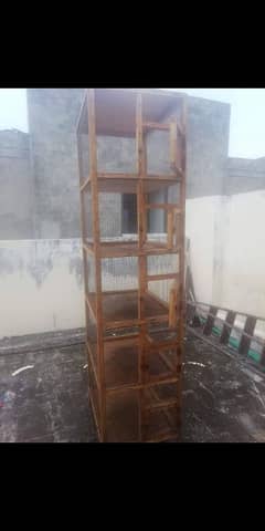 used wood cage 5 portion