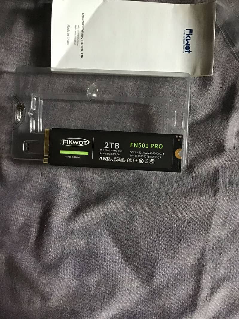 2tb fikwot nvme ssd 1TB Hikvision NVMe 3D TLC MasterGel thermal paste 1