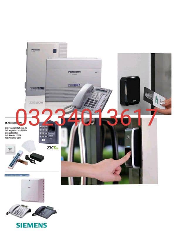 Panasonic pabx Siemens telephone exchange access control system 0