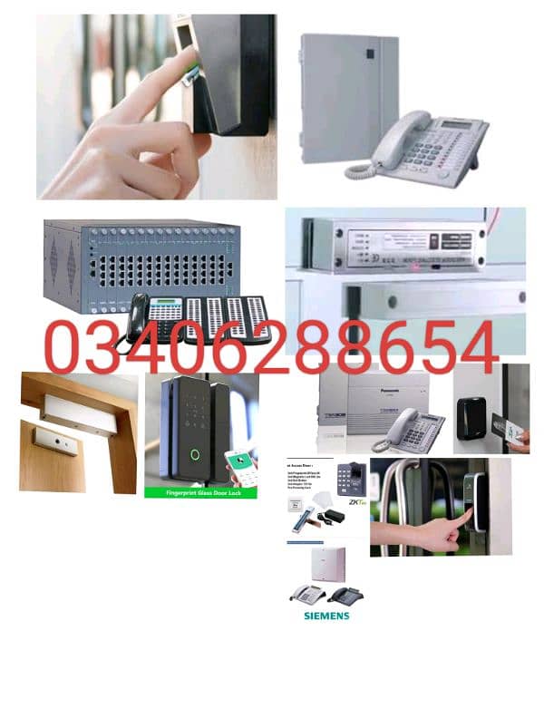 Panasonic pabx Siemens telephone exchange access control system 1