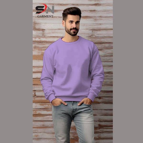 Premium Mens Fleece Sweatshirt Multicolour 4