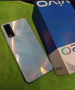 vivo y20 with box and charger