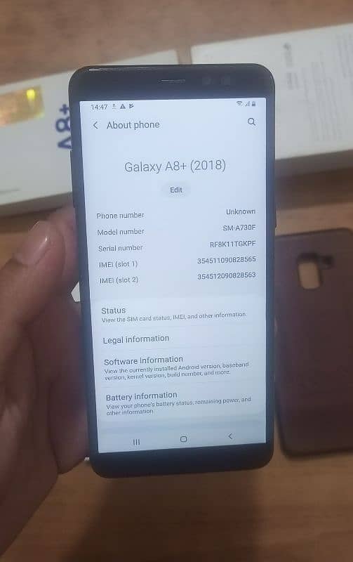 Samsung A8 + 4GB 64GB Dual Front Camera 3