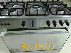 5Burnar and 3Burnar Cooking Range for Sale . Call 0320-4671404