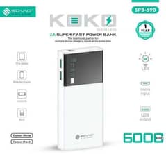 6000 mah power bank