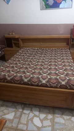 Double Bed with side tables