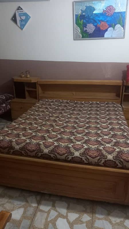 Double Bed with side tables 1