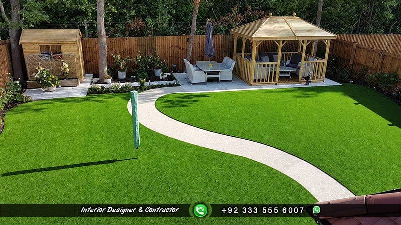 Artificial Grass Decor - Home Garden - Low Maintenance Gardening 3