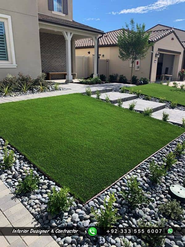 Artificial Grass Decor - Home Garden - Low Maintenance Gardening 6