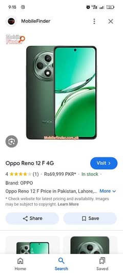 oppo Reno 12f. far sale