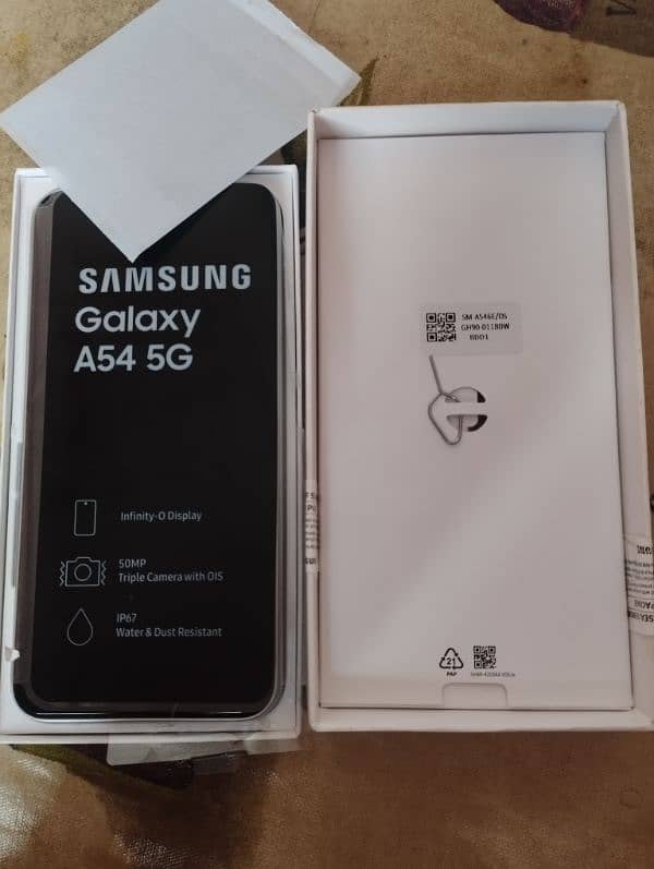 Samsung A54 Non pta complete box Exchange possible 2