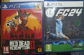 red dead redumption 2 and FC 2024