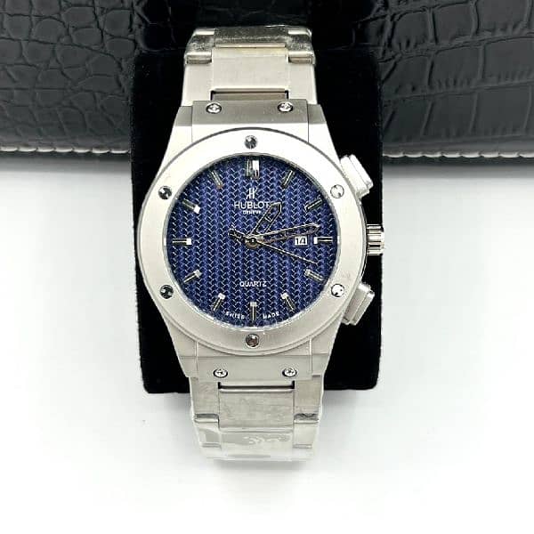 Hublot Stainless Steel Quartz wrist Watch - Luxury Timepiece 2