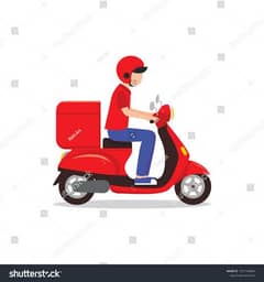 Rider job , delivery boy required