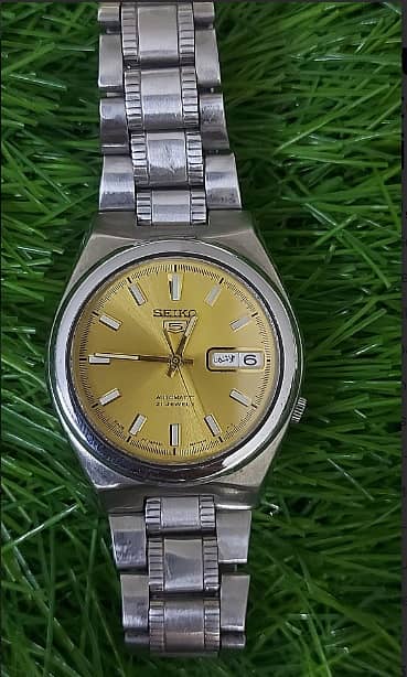 Sieko 5 golden dial  Automatic 1