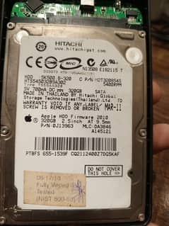 320 GB hard drive