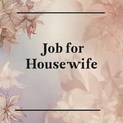 online job for housewife