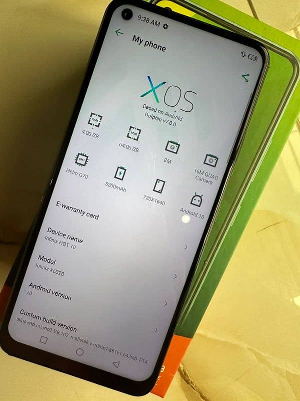 Infinix Hot 10 4 64 for sale 1