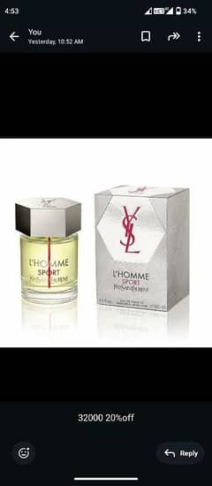 YSL HOMME SPORT 100ML