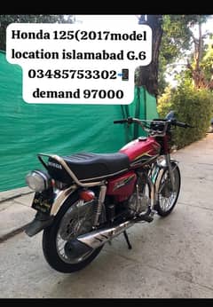 Honda 125(2017model)03485753302