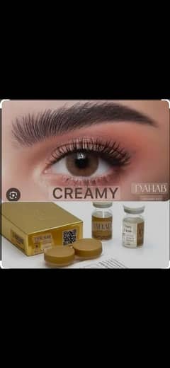 Dahab Gold Eye Contact Lenses.