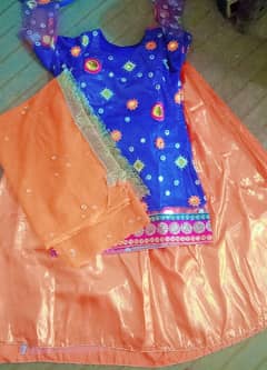 lehnga choli shamoz silk