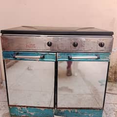 cooking range with cabinet