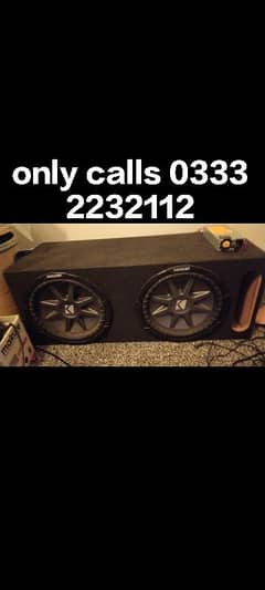 subwoofer speaker pair pioneer bose Kenwood jbl