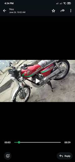 Cg 125 Model 2011   Red Colour 0