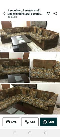 5 seater sofa set