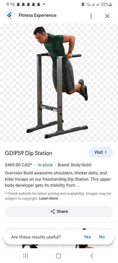 Dip station / dip Stand in good Condition