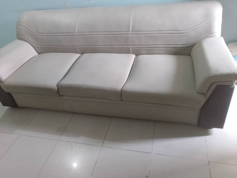 Sofa 5 seater with couch + 1 double bed with matress for sale 0