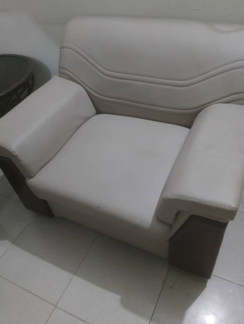 Sofa 5 seater with couch + 1 double bed with matress for sale 2