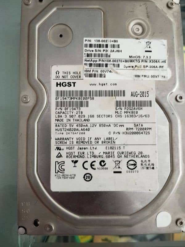 2. TB HARD DRIVE SEAGATE 1