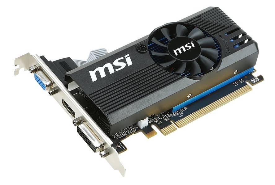 2GB 128 BIT MSI GPU for dasktop & Tower pc 0