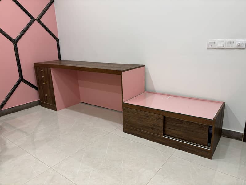 Wooden console plus shoe cabinet 4