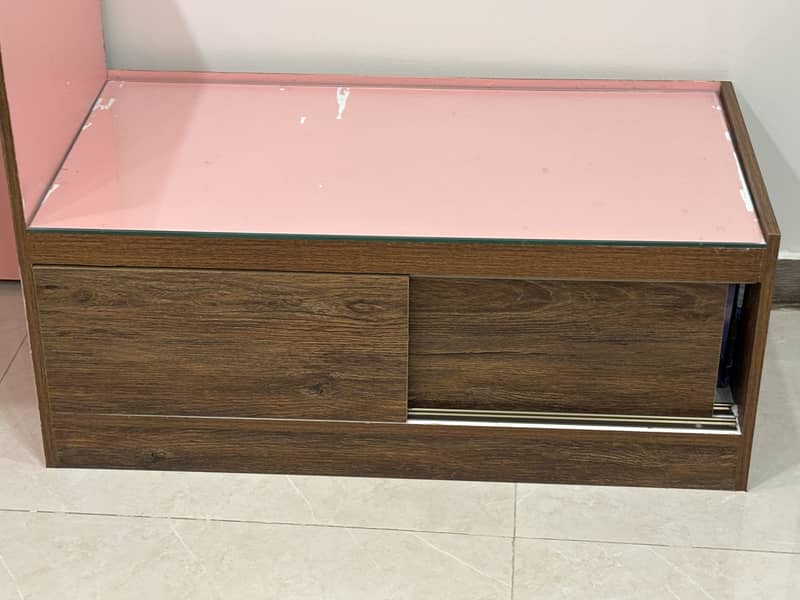 Wooden console plus shoe cabinet 6